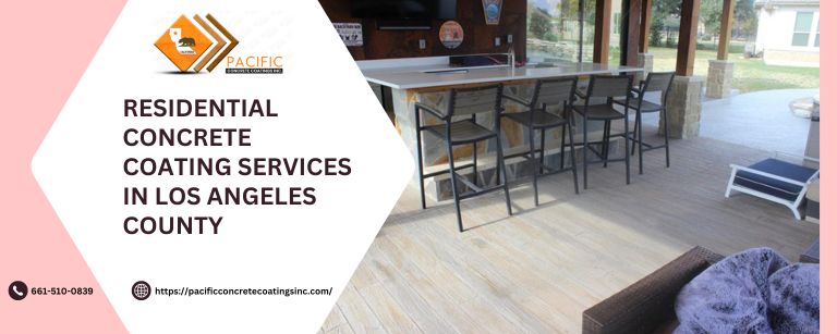 Residential Concrete Coating Services in Los Angeles County